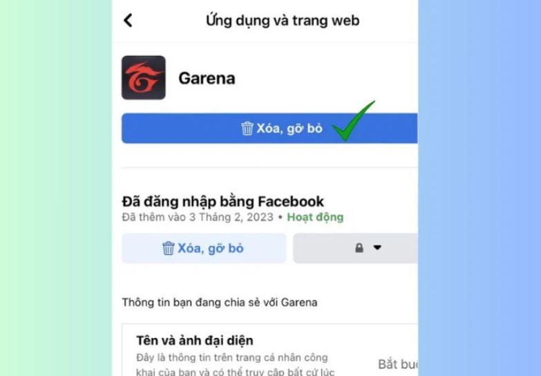 Hướng dẫn cách hủy liên kết Facebook với Garena chi tiết